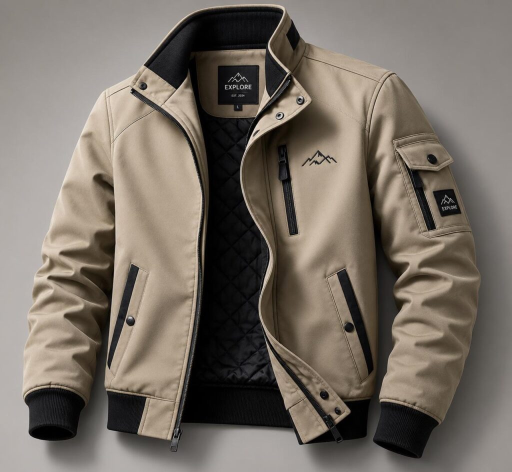 leather mens jacket