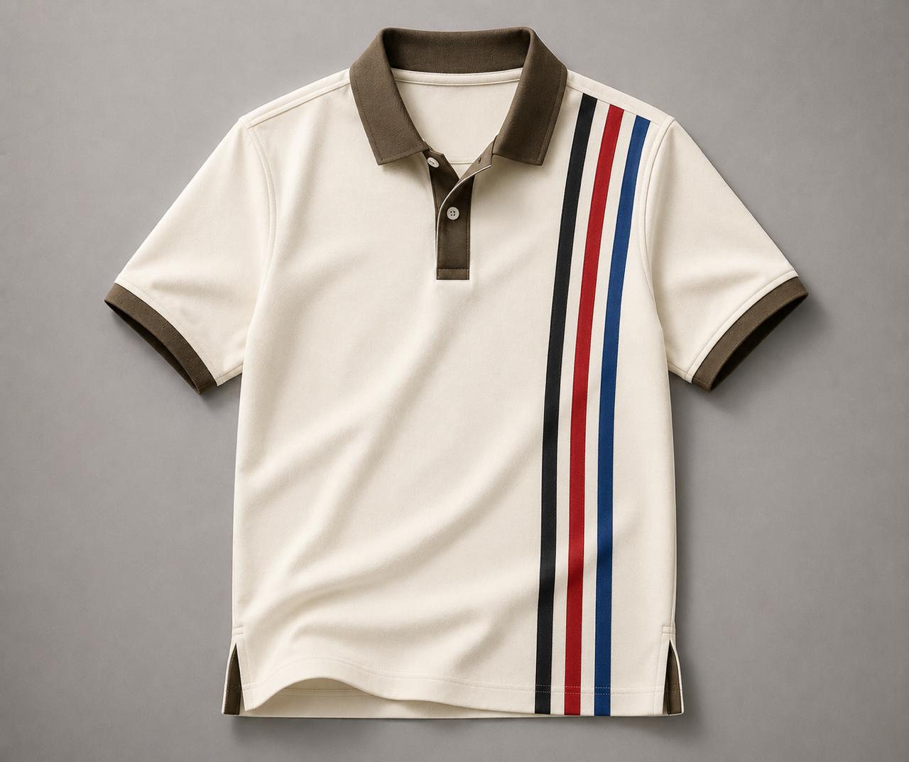 Men's Classic White Polo Shirt