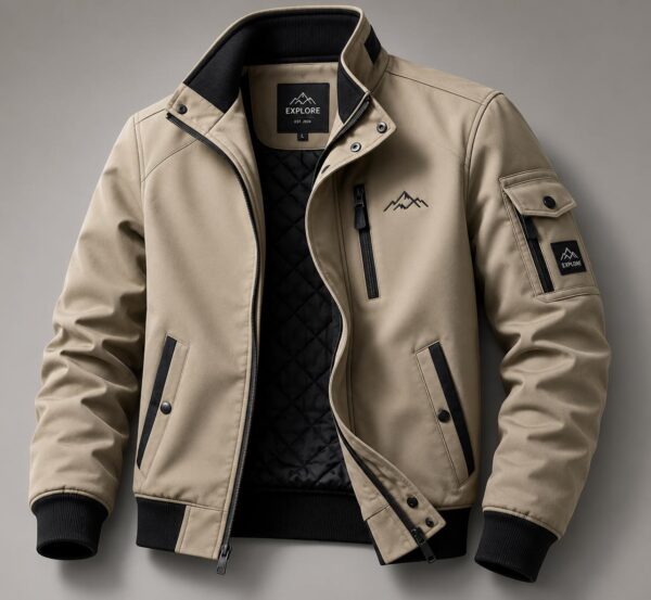 leather mens jacket