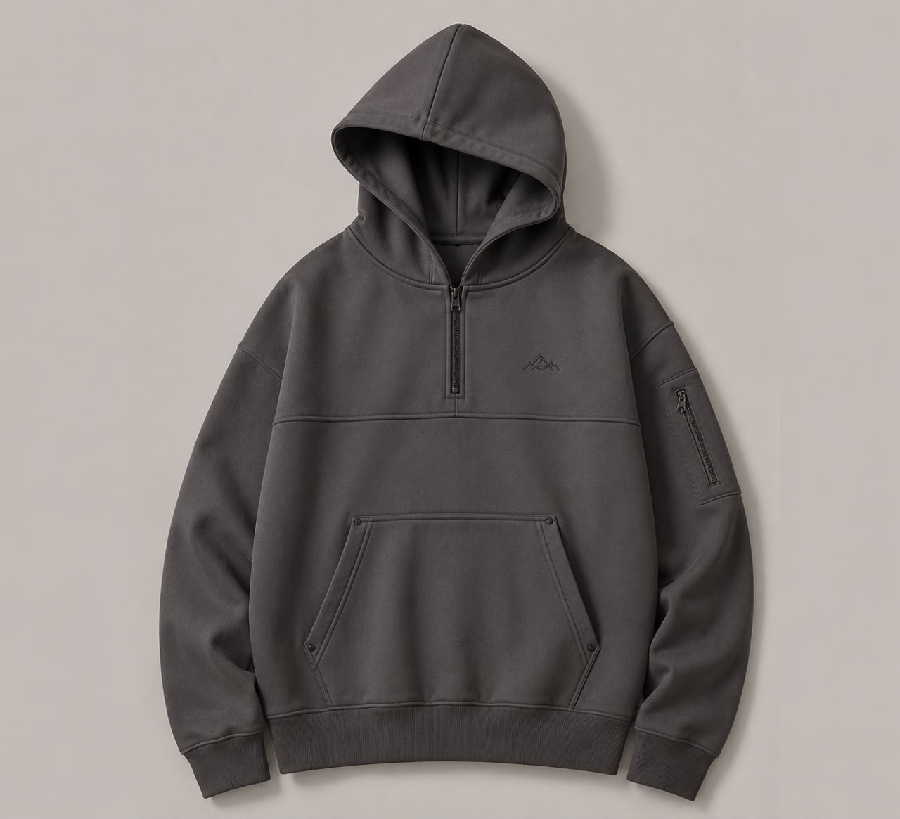 Techwear Utility Oversized Hoodie