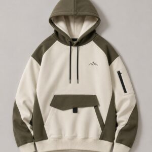 Premium Half-Zip Oversized Hoodie