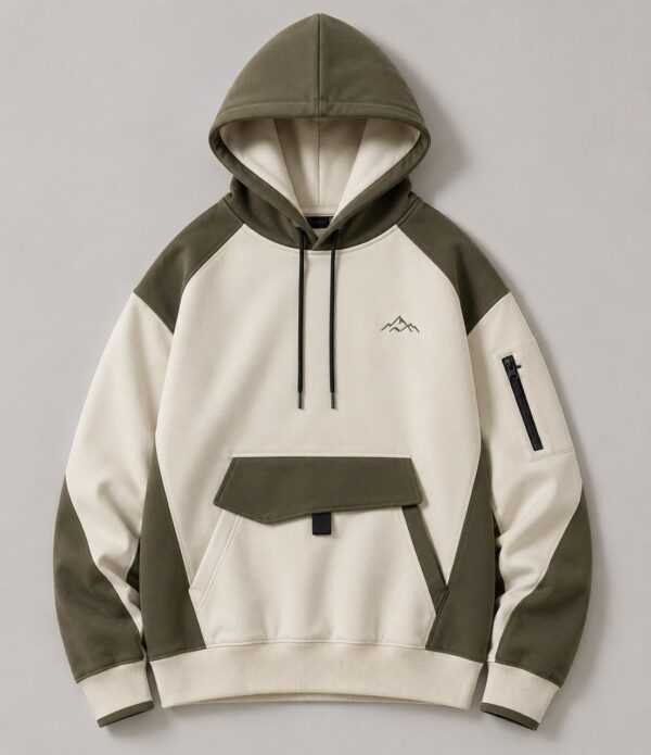 Premium Half-Zip Oversized Hoodie