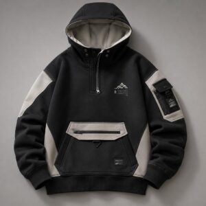 Color Block Oversized Hoodie
