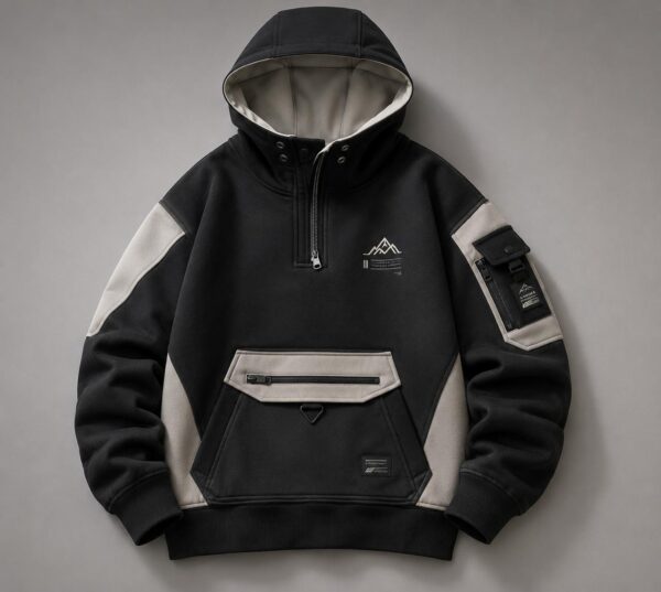 Color Block Oversized Hoodie